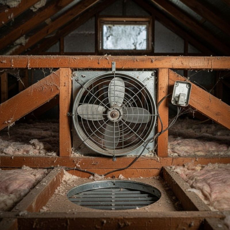 Attic Fan Replacement in Orem, UT