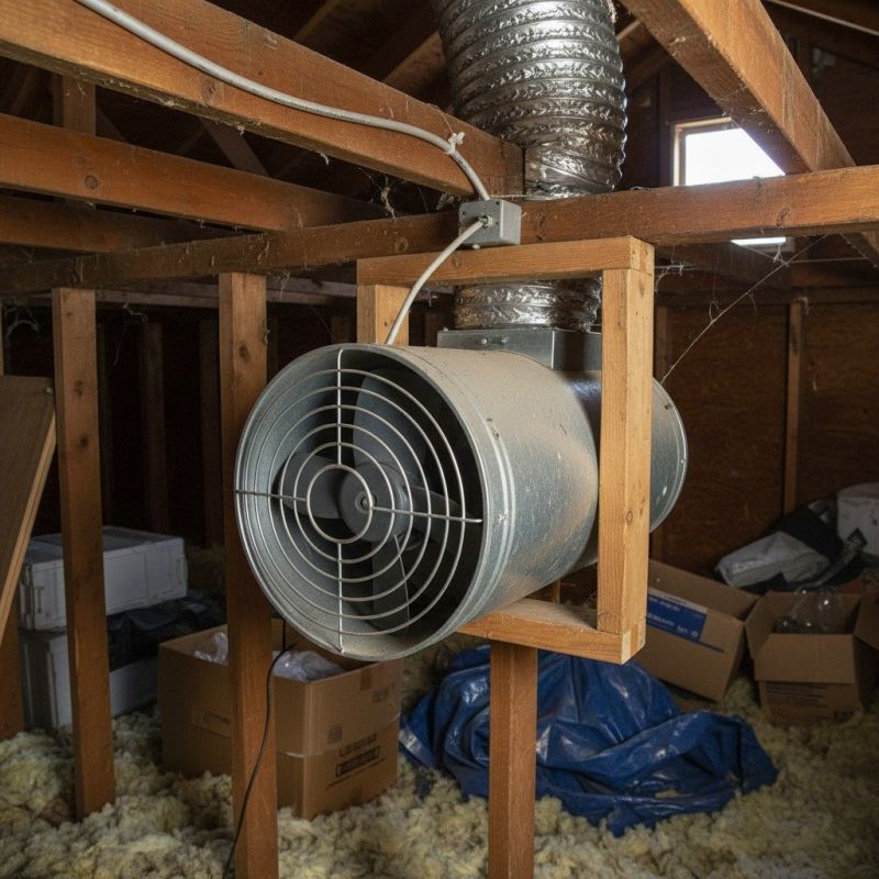 Attic Fan Replacement in Heber City, UT