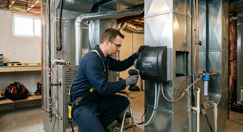 Attic Humidifier Installation in Columbus, OH