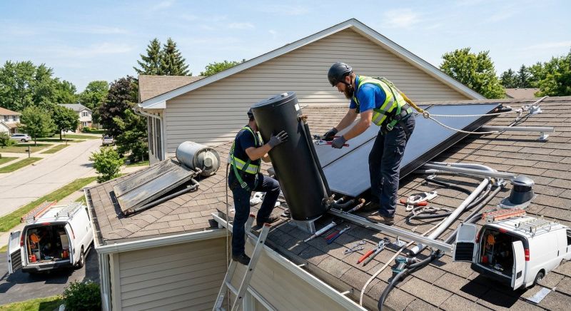 Solar Water Heater Replacement in Denver, CO