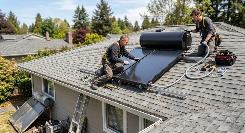 Solar Water Heater Replacement in Denver, CO